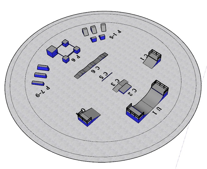 滑板場(chǎng)效果圖